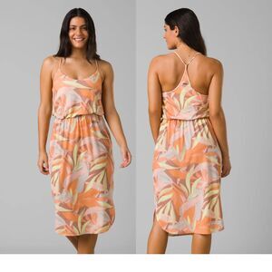Prana Jewel Lake Summer Dress Solstice Tropics‎ Size Large NWT $98